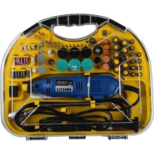 YEODA 211PC 220V Power Tools Electric Mini Drill With Grinding Accessories Set Multifunction Mini Engraving Pen For Dremel Tools