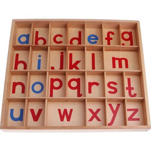 Montessori Alphabet Educational Toy Preschool Education Letter Learning Material for Kids