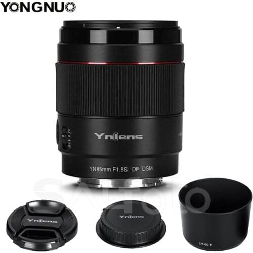 YONGNUO YN85mm F1.8S DF DSM Large Aperture AF MF 85mm F1.8 Auto Focus Lens for Sony E-mount Full Frame Camera