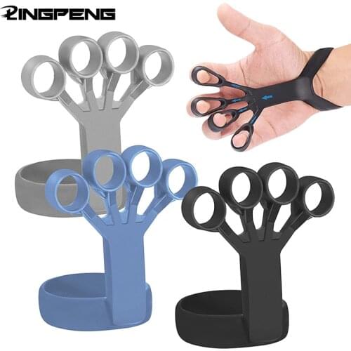 Silicone Grip Device Finger Exercise Stretcher Arthritis Hand Grip Trainer Strengthen Rehabilitation Training To Relieve Pain