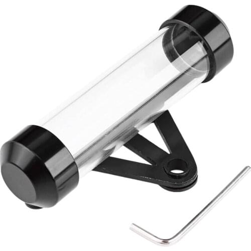 Universal Modification Ticket Tube Tube Waterproof Tube Tax Safety Tube Cylindrical Bracket (Black)