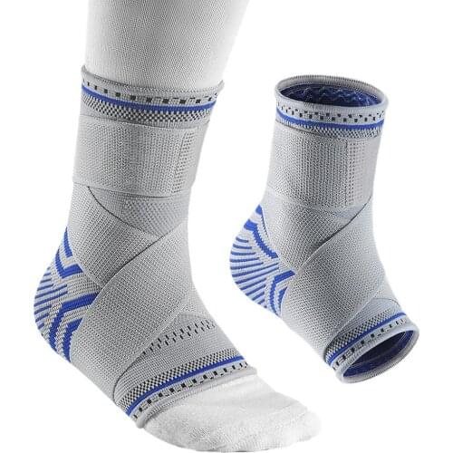 1 Pair Ankle Support Brace Breathable Anti Slip Sleeve Socks Fitness Compression Anti-sprain Protector Basketball Ankle Guard