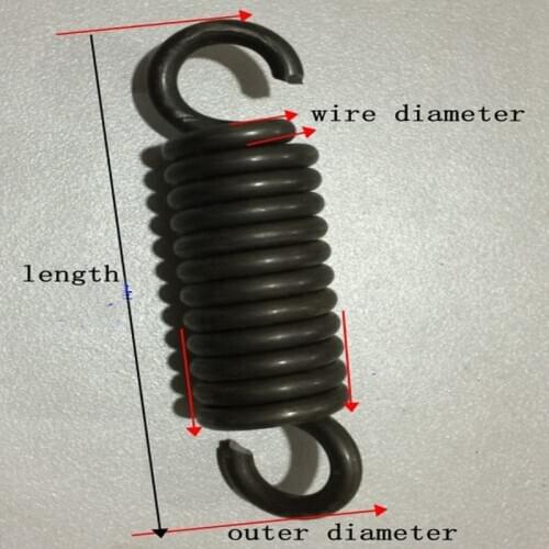 1pcs Carbon Steel Spring Strength Spring Anti-fatigue Spring Stretch Spring