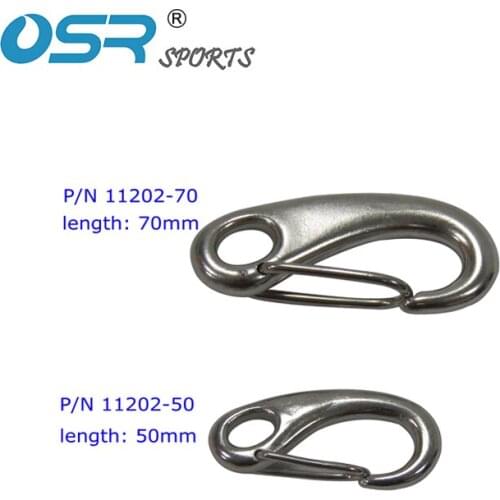 1pcs Spring Hook 316 Stainless Steel Marine Grade Snap Hook for Marine Scuba Diving Accessory Attachment Quick link