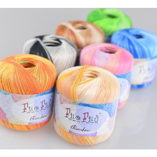100g /lot High Quality Soft Natural Cotton Hand Knitting Yarn Crochet Yarn For Knitting Eco-Friendly lanas para tejer