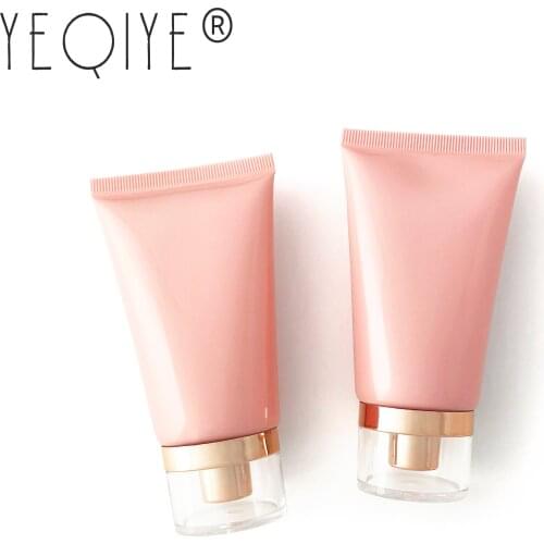 【30PCS】60g Pink Cosmetic Soft Tube Bottle 60ml Plastic Empty Bottle Squeeze Bottle Lotion Cream Refillable Container Free Shippi