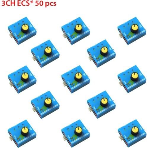 50pcs/lots Multi Servo Tester 3CH ECS Consistency Speed Controler Power Channels CCPM Meter