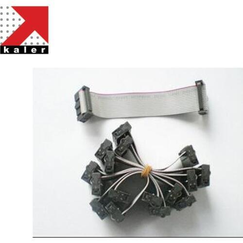 8pcs/lot 20cm 16Pin Ribbon cable connect hub flat cable signal transmit data line adapter Hub cable for LED display panel