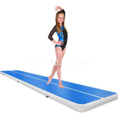 Free Shipping 5*1*0.1m Thickness Durable Drop Stitch Inflatable Tumble Track For Gymnastics / Tumble Inflatable Air Track