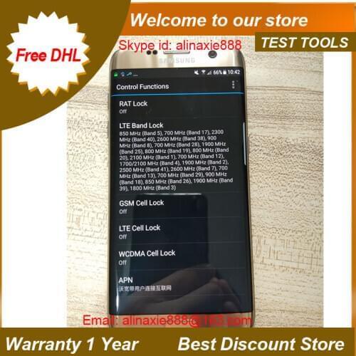 Free shipping dhl +s7 Edge G935FD TEMS POCKET , support 2CA & 3CA , volte ,polqa and qesq MOS .. ect test