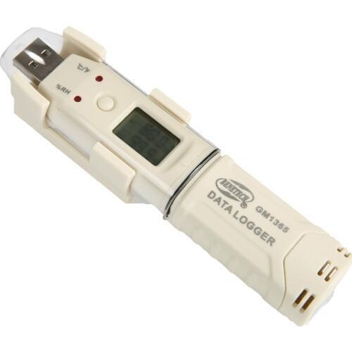 Brand LCD Humidity Temperature Data Logger USB Digital Temperature Humidity Recorder -30~+80 Celsius Tem Auto Recorder GM1365