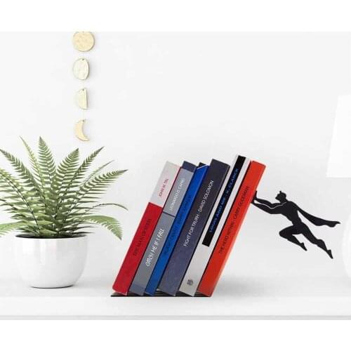 Svava Decorative Metal Bookshelf Holder Metal Bookshelf Hero Figure Electrostatic Painted Quality Metal Bookshelf Table