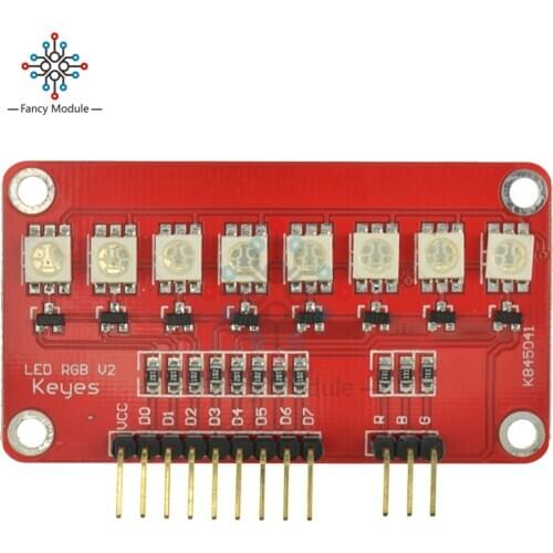 Diymore 8 Bits 5050 RGB LED Module Keyes LED RGB V2 Board for 51 AVR