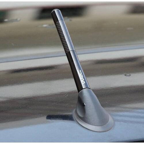 WRC Carbon Fiber Radio Car Antenna For Fiat Panda Bravo Punto Linea Croma 500 595 auto accessories