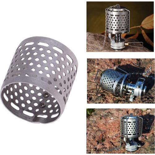 Metal Mesh Lampshade for Outdoor Camping Hiking Tent Gas Lantern Gas Lamp, Good Light Transmission