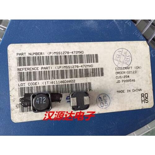 MSS1278-472ML 4.7UH 15.9A 12X12X7.8MM core winding inductance