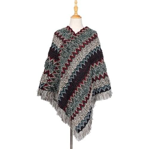 New arrival fashion autumn and winter dual use big shawl fashion wild warm trend tassel high quality cute print trend scarf