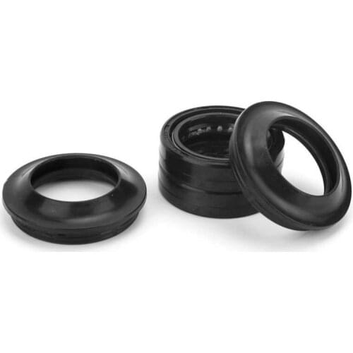 Front Fork Damper Oil Seals Front Fork Damper Dust Oil Seals Cover Fit for Honda WuYang WY125A‑ C‑F MCR Fork Dust Seals