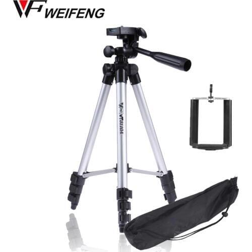 Tripod With 3-Way HeadTripod for Nikon D7100 D90 D3100 DSLR Sony NEX-5N A7S Canon 650D 70D 600D WT-3110A