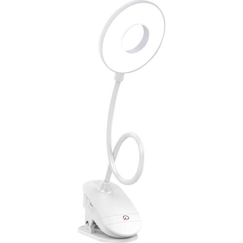 18LED Dimmable Clip-On Reading Book Light Flexible Lamp Light Bed Desk Rechargeable USB Touch Sense Night Lamp Eye Protection