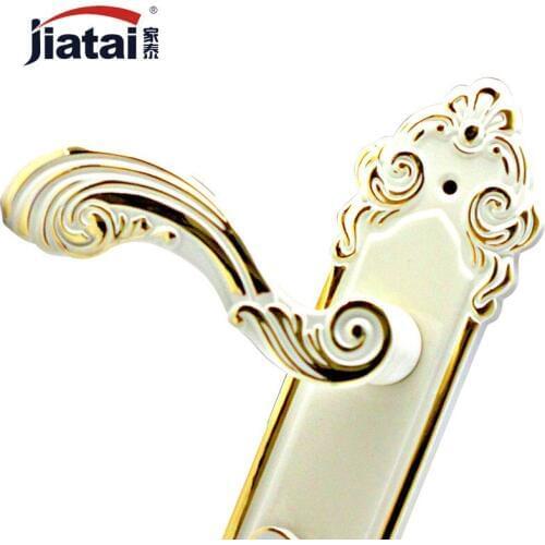 Thai high-end hardware home antique ivory European simple door lock to open the door ZL249233