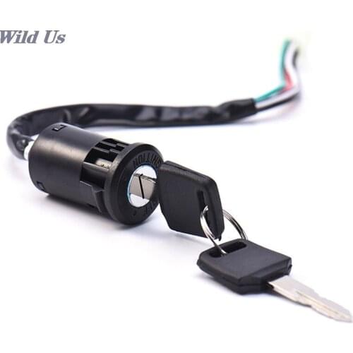 1 set Universal Motorcycle Ignition Switch Key Quad Motorcycle Keys Starters MTB Cylinder Ignition Switch for Suzuki Dirt Bike