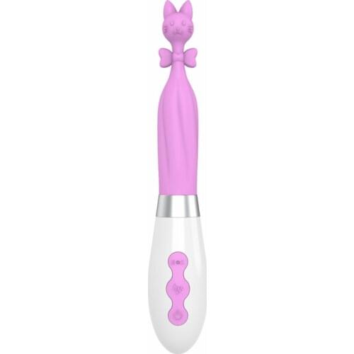 Vagina Kawai Vibrators Female Clitoral Stimulator Cat shape Vaginal G-spot Massager Sex Toys for Women Lesbian SM Tools Tease