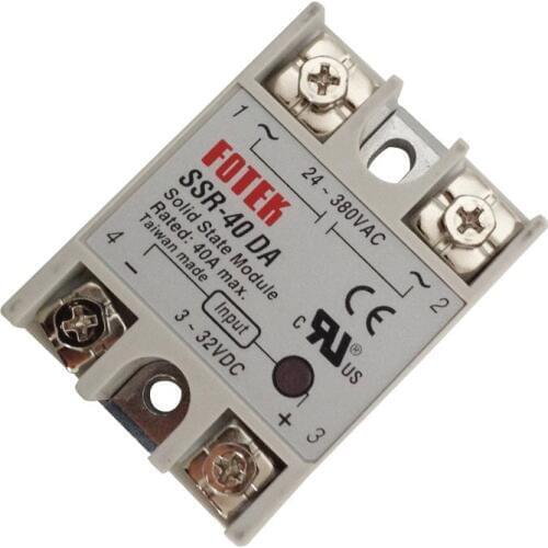 High reliability original FOTEK Solid State Relay SSR-10DA SSR-25DA SSR-40DA SSR-60DA SSR-75DA SSR-75DA-H