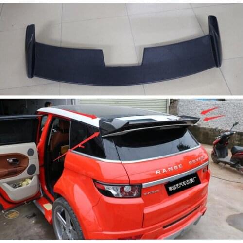 High quality ABS Primer& Carbon Fiber Rear Trunk Lip Spoiler Top wing For Land Range Rover Evoque 2011 2012 2013 2014 2015