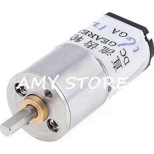 DC 12V 60RPM 3mm Shaft Diameter Speed Reducing Electric Geared Motor