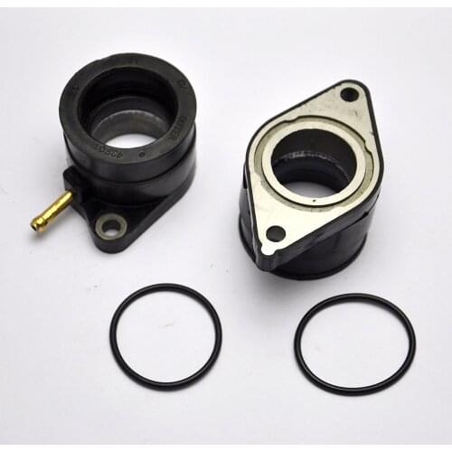 2Pc Air Carburetor Components Intake Boot Joint Manifold For Yamaha TT600E 96-98 TT600 85 86 89 93 95 XT600 XT600Z TENERE XT600E
