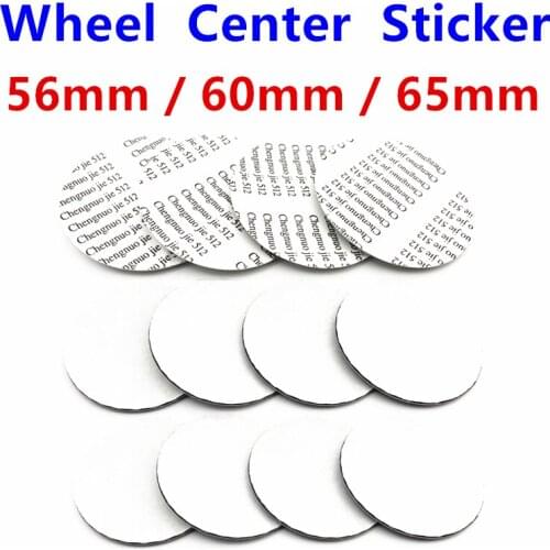 4pcs 65mm 60mm 56mm Wheel Center Sticker Decorate Hub Caps Rims Cover Decals Badge Logo Emblem Car Styling Auto Accessories
