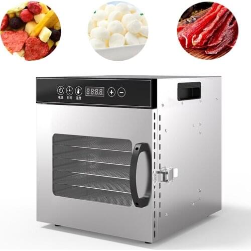 8-Layer Food Dehydrator Stainless Steel Meat Snacks Dried Fruit Machine Food Dryer for Herb, Meat, Vegetables