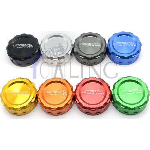 Motorcycl Aluminum Rear Brake Fluid Reservoir Cover Cap For CBR1000RR CBR 1000RR CBR1000 1000 RR 2004-2017 2008 2009 2016