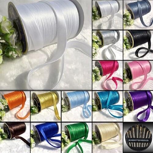 90Yard Satin Trim Ribbons Diy For Handcraft Apparel Sewing Brocade Cheongsam Clothing Handmade Edging Ribbon Decor Material