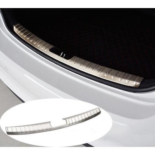 BBQ@FUKA FIT FOR HYUNDAI ELANTRA AVANTE INNER REAR BUMPER PROTECTOR BOOT CARGO Trunk Door SILL 2017