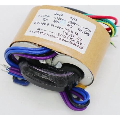 AK4396 CS4398 DAC audio decoder board power transformer 30w output dual AC 15v + single 9v