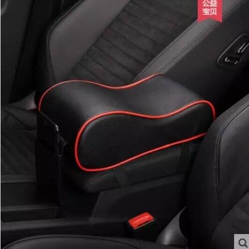 For Volkswagen New Magotan b8 Tiguan L Passat LaVida CC Golf 7 PU Leather Car Armrest Cushion Cover Accessories
