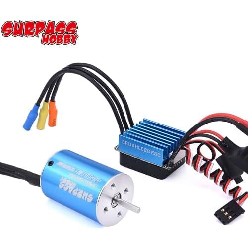 2430 7200KV Motor & 25A Brushless ESC for 1/18 1/16 HSP Redcat Traxxas HPI Tamiya RC On-road Off-Road Car SCT Truck