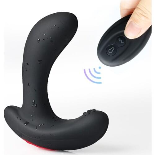 Electric Inflatable Vibrator Male Prostate Massager Huge Anal Plug Butt Plug Remote Control G-spot Stimulation Sex Toys For Men