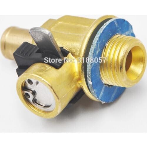 F108N (16mm-1.5) Long Nipple Oil Drain Valve with Lever Clip