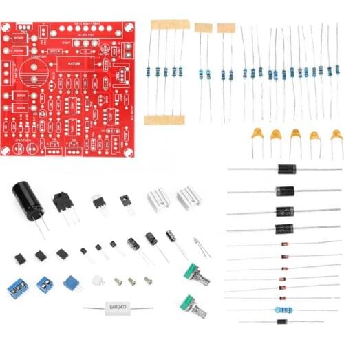 DC Regulated Power Supply DIY Kit 0-30V 2mA-3A Adjustable Current Limiting Protection for School Education Laboratory