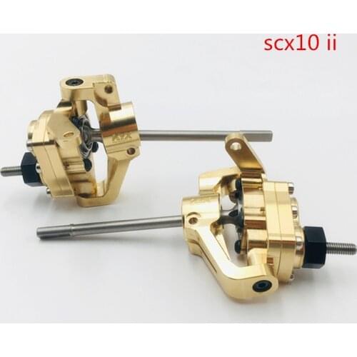 326g CNC machined Upgraded Copper Front Portal Axle for 1/10 Crawler Car Axial SCX10-ll 90046