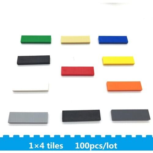 Mosaic small particles building blocks 1×4 tiles compatible with other acessories block toys for children Enlighten education