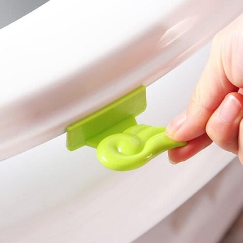 1PCS Portable Angel wings Toilet Lid Lifting Device Avoid Touching Handle Bathroom Portable Sanitary Practical Seat Cover Lifter