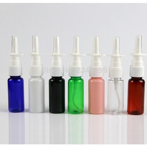 Empty Spray Bottle 10ml Plastic Straight Spray Bottle 20ml Empty Plastic Liquid Container Empty Color Spray Bottle 30ml 50pcs