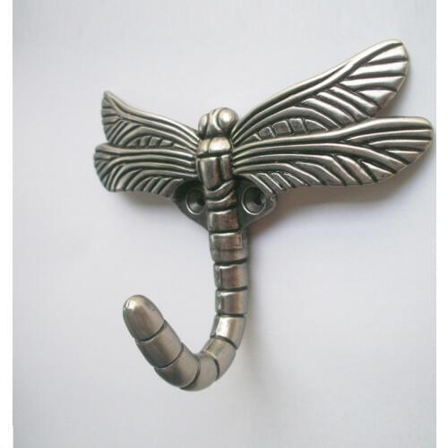 Dragonfly Decorative Wall Hooks Coat Hangers Wall Towel Hanger Clothes Coat Hook door Hanger hook
