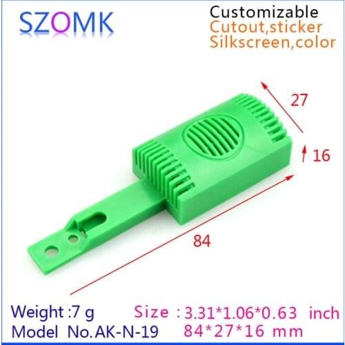 Temperatur sensor enclosure plastic project box (20 pcs) 84*27*16mm small electrical cabinet abs plastic enclosure junction box