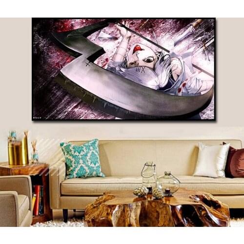 Tokyo Ghoul Anime Poster Anime Art Prints Manga Anime Art Prints for Decoration,No Frame,50 x 70 cm