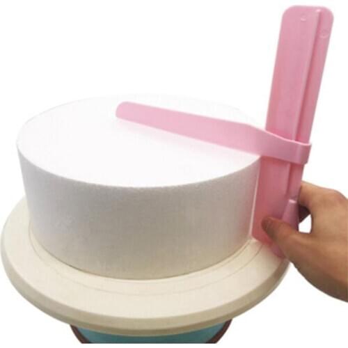 Cake Screed Adjustable Height Scraper Edge Smoother DIY Cake Decoration Accessories Level Rotating Cake Scraper